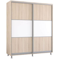 Шкаф Mobildor-Lux Арон с горизонтальными раздвижными дверями (200x60x230H см) Sonoma