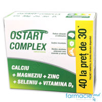Ostart Complex Ca+Zn+Mg+Se+D3 comp.film. N30+10 Gratis Fiterman