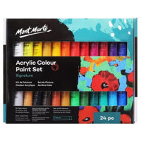 Набор для творчества Mont Marte MSCH2436 Set de vopsea acril 24 culori x 36ml