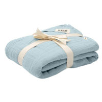Аксессуар для пеленания BIBS 9401231 Paturica de muselina Swaddle Baby Blue, 120x120cm
