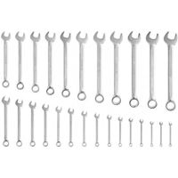 Ключ гаечный Hoegert HT1W496-1 ключи комбинированные 6-32 мм, 26 шт., сталь CrV, DIN 3113 в сумке с подвесом