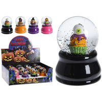 Декор Promstore 48440 Сувенир Halloween Шар с фигуркой 12Х10Х6cm, керамика
