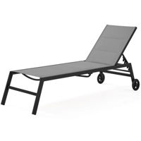 Mobilier pentru grădină Technoworker Sezlong KATSIKI Gri inchis (C2037G)