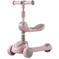 Trotinetă Richi (91800) Trotineta roz pentru copii