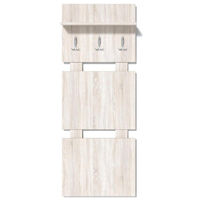 Mobilă pentru antreu Fabrik Home Вешалка для прихожей Модуль 8 (600x1470x285) Дуб сонома