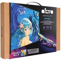 Набор для творчества Okto 20037 3D картина из светлой глины 29x29 см, Манга, Вода