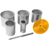 Набор головок, бит, насадок Tolsen Set 5 carote diamantate pentru ceramica (75862)