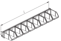 cumpără КМ ШБ 1250 А-3 СК Tija pentru ladita din plastic  (9001) metal în Chișinău