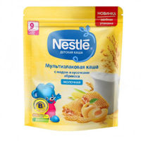 Nestle terci multicereale cu lapte miere și caise, 9+ luni, 220 g