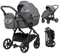 Детская коляска Tutis 2in1 UNO5+ Earth 2/1 Grey (1402022)