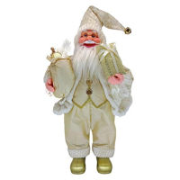 Новогодний декор Promstore 20070 Mos Crăciun, 60cm, Golden Christmas cu cadouri