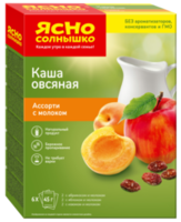 Terci de ovăz instant Nr.10 asorti (caise, mere, stafide) Iasno Solnishko, 270g