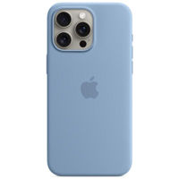 Husă pentru smartphone Apple iPhone 15 Pro Max Silicone MagSafe Winter Blue MT1Y3