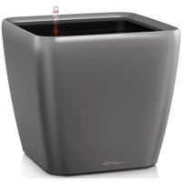 Цветочный горшок Lechuza Quadro Premium 43 LS, Charcoal