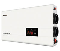 Stabilizer Voltage SVEN  SLIM AVR -2000 LCD, 1200W, Output sockets: 2 × CEE 7/4