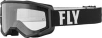 Ochelari de protecție FLY RACING FOCUS culoare negru/alb, mărime OS
