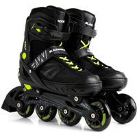 Роликовые коньки Blackwheels Sonic Black/Green 33-36