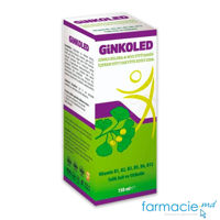 GINKOLED Ginko Biloba,Vit.B complex,Acid folic,Citicolin sirop 150 ml