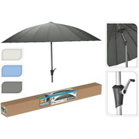Зонт садовый Promstore 55443 Umbrela de soare, D280cm, Shanghai, 24 spite, cu picior flexibil