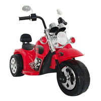 Электромобиль Golden Baby LL777 Motocicleta electrica, rosie, GB2303