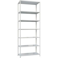 Cтеллаж складской УХЛ-МАШ СК 2,5/1000х600.7 Стеллаж средней нагрузки 120кг (2500х1000х600мм) (7 полок)