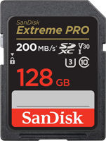 Карта памяти Sandisk Extreme Pro Card SDXC UHS-I 128GB V30 200mb