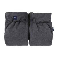 Аксессуар для колясок Zaffiro Муфта wool premium 38 x 26 cm Beige wool premium + melange graphite
