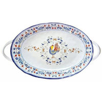 Посуда прочая Tognana 54707 Platou de servire oval Rooster 54cm , melamina
