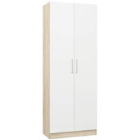 Шкаф Mobildor-Lux Комбинированный шкаф Практик (80x40x210H см) Сонома/Белый