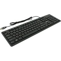 Keyboard SVEN KB-E5800, Slim, Low-proﬁle keys, Fn key, Black, USB