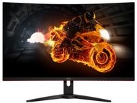 31.5" AOC VA LED C32G1 Curved Borderless Black (1ms, 3000:1, 300cd, 1920x1080, 178°/178°, Refresh Rate 144Hz, Curvature 1800R, AMD FreeSync Premium, sRGB coverage 122, VGA, HDMIx2, DisplayPort, Audio Line-out, VESA)