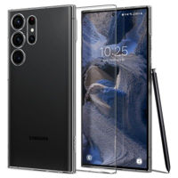 Spigen Samsung S23 Ultra, Airskin, Crystal Clear
