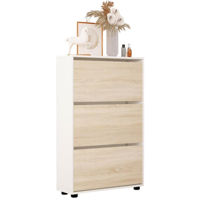 Raft pentru încălțăminte Mobildor-Lux Leo 80x27x125H cm White/Sonoma
