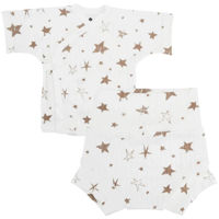 Детская одежда Minikin 242060356 Распашонка и шорты Simple 56см milk coffee