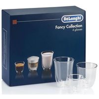 Стакан DeLonghi DLSC302 SET 6 Glasses Mix 60ml/190ml/220ml