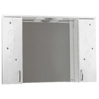 Зеркало для ванной Mashtab 1610 Cristal 1000x200x720 Alb