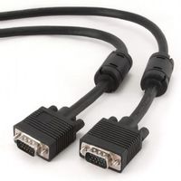 Cable VGA Premium  5.0m, HD15M/HD15M Black, Cablexpert, CC-PPVGA-5M-B
