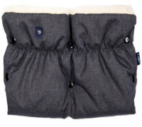Mănuși pentru cărucior iMove "Wool Melange Dark Grey" (o bucată) Womar Zaffiro
