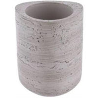 Стакан для зубных щёток Tendance 56214 cu efect de beton, gri, polirasina