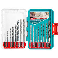 Burghiu Total tools TACSDL11608, burghie mixte 16buc.