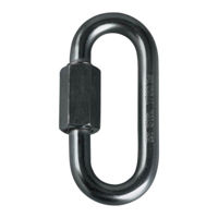 Майлон стальной овальный  Ocun Maillon Standard Oval 8 mm 22 kN, steel, black, 03263