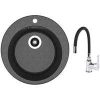 Мойка кухонная со смесителем Dr.Gans Gala + SanDonna F9995 negru