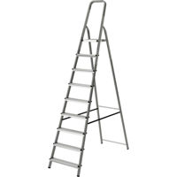 Лестница Lider-Tech 1130109 Scara cu suport metal, 9 trepte, H=2.66m, sarcina max.150kg