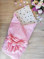 Одеялко 100*80 см Pink Flowers
