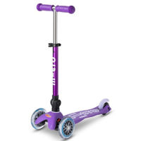 Самокат Micro MMD199 Mini Deluxe Foldable LED Purple