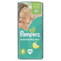 Pampers (6) Jumbo XL de la 16kg N1 din 56