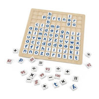 Головоломка Viga 44510 Tabel educațional Matematică și alfabet