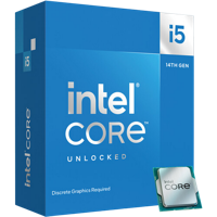 CPU Intel Core i5-14600KF 2.6-5.3GHz (6P+8E/20T, 20MB,S1700,10nm, No Integ. Graphics, 125W) Tray