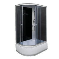 Cabină de duș Linia H2O Delia 1200x800x2150 /400 4 мм правосторонняя прямоугольная-асимметричная