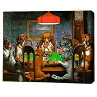 Картина по номерам BrushMe BS4026FC 40x50cm (fără cutie) Partidă de poker